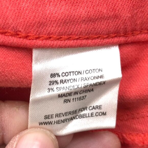 Lila Ryan Womens Pants Size 26P Lot Of Two Stretch Skinny Leg Casual Red Blue - Picture 10 of 14